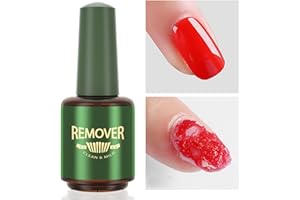 ANGIVLGA Gel Nail Polish Remover, Super Fast Uv Gel Nail Polish Magic Nail Polish Varnish Remover, Non-Irritating For Natural, Soak Off Gel Nail Polish Remover Manicure Pedicure Nail Remover Cleaner (04)