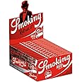 Smoking Box 24 x Red KS Papers with Filter Tips (24 x 33/33) Tips Filter Cigarette Paper