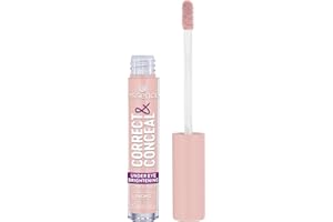 ‎ESSENCE COSMETICS essence CORRECT & CONCEAL under eye brightening concealer, Nr. 10, Pink, aufhellend, farbkorrigierend, natürlich, für sensible Haut, vegan, ölfrei, ohne Parfüm, ohne Alkohol, 1er Pack (3.5ml)