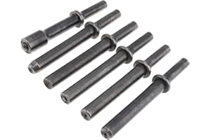 ChgImposs 6pcs duro 45 # acero sólido remache de aire impacto cabeza herramienta neumática para la perforación/eliminación de oxidación