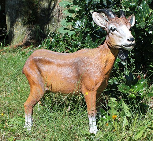 Dekofigur Geißbock Ziege „Bruce“ Gartenfigur Tierfigur Dekoration Garten - 2