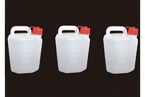 NUOVA PLASTICA ADRIATICA - Tanica per Acqua, Contenitori per Liquidi da 5 Litri, 3 unità