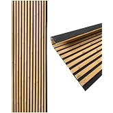 Decoala Akustik Duvar Paneli, Teak Rengi, Ses Yalıtımlı, Modern Stil, 60x275 cm, 9mm Kalınlık, Ahşap G&ouml;r&uuml;n&uuml;ml&uuml; (A&ccedil;ık Meşe)