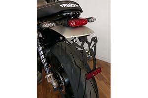 MOTODAK V PARTS Support de Plaque Noir Triumph 1200 Speed Twin