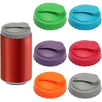 4 Stück Silikon-Dosendeckel – Leck- & Staubdicht, Für Getränkedosen, In Verschiedenen Farben
