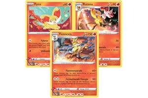 Cardicuno Fynx Rutena Fennexis Set 025/026/ 027/195 Silberne Sturmwinde Sammelkarte Deutsch