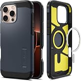 Spigen iPhone 16 Pro ile Uyumlu MagSafe Kılıf Tough Armor Mag Fit Metal Slate - ACS08147