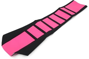 Alamor Universal Soft Gripper Funda De Asiento De Motocicleta Raya De Polvo Caucho Dirt Bike Enduro-Rosa