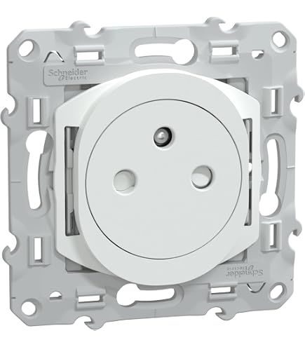 Schneider Electric S260662 Ovalis Uscita Cavo Completa 16A 2 Connettori – Bianco