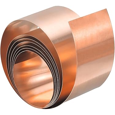 Copper Mesh Rodent Control Uxcell 99.9% Pure Copper Flashing, 1mm X 100mm X 1M Copper Metal Sheet Roll Copp Sheet Metal