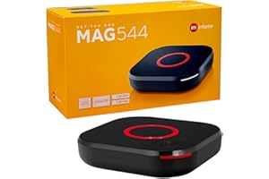 MAG 544 Original Infomir & hb-digital 4K Set Top Box Multimedia Player Internet TV Receiver UHD 60FPS 2160p@60 FPS HDMI 2.1 4K e supporto HEVC USB3.0 4X ARM Cortex-A35 + cavo HDMI