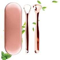 Gratte langue en cuivre : achat grattoir à langue ayurvédique