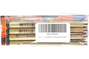 PIGMA MICRON Sakura pennarellini a punta fine, a base di pigmenti, 0,05 mm, colore: nero, confezione da 3 E 1 PCS 003