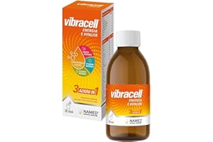 NAMED NATURAL MEDICINE NAMED Vibracell Integratore Multivitaminico Completo Naturale | Con Vitamine, Sali Minerali, L-Carnitina e Pappa Reale | Integratori Energia e Vitalità per Adulti e Bambini | 300 ml