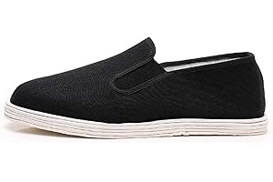 DHAEY Chinesische Peking-Stoffschuhe, Ace-Kampfkunst, traditioneller Retro-China-Stil, Kung-Fu-Tai-Chi, Gummisohle