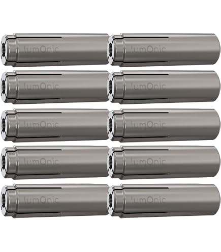 Lumonic ancoraggio M8 x 30 in acciaio inox A4 I Da utilizzare come ancoraggio metallico, ancoraggio a bullone, ancoraggio per fulmini I Per vari tipi di fissaggi passanti