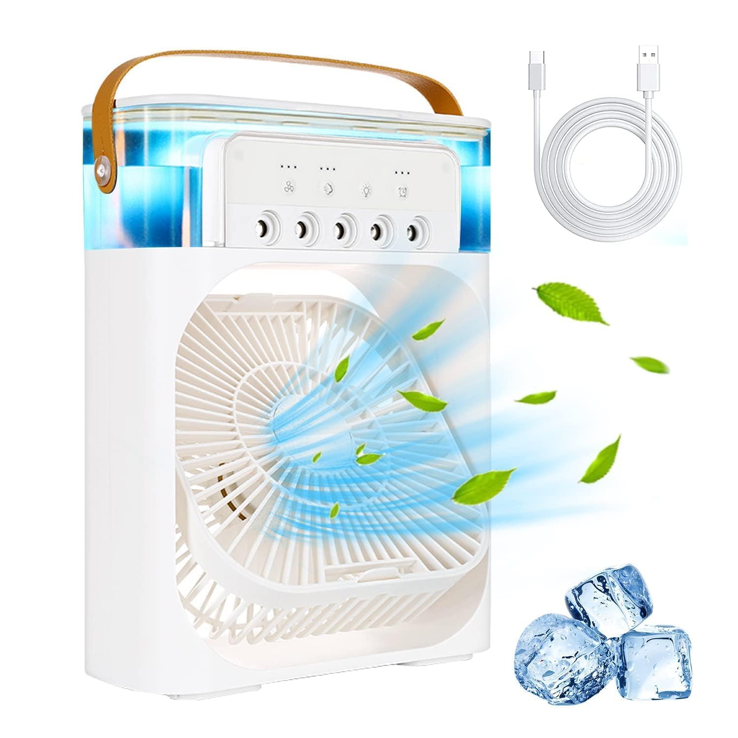 LUCKYMORDEN Mini-cooler-for room-cooling-mini-cooler-ac-portable-air-conditioners-for Home-Office-Artic-Cooler-3-In-1-Conditi