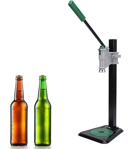 Machine De Capsulage De Bouteilles Semi-automatique AuLYn - Pneumatique Et électrique, Vitesse 2 Sec/bouteille, Capacité 30 Bouteilles/min
