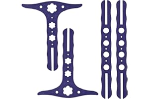 UPTTHOW 1, 1.5 & 2 Yard Adjustable Niddy Noddy for Spinning Yarn, Plastic Spinning Tool for Plying, and Winding Yarn, Thread & Wool, Purple