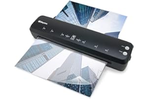 WAYTEX Plastifieuse A3 A4 A5 A6 A7 Pro Rapide à Chaud et à Froid jusqu’à 2x125 microns pour Usage Bureau ou Maison…