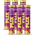 PLIX - THE PLANT FIX Heavenly Hair With Natural Biotin|15 Effervescent Tablets, Orange Flavour, Pack Of 6|Supports Long, Lustrous, Strong Hair, Dairy Free, Sugar Free, Non Gmo, 670 Grams