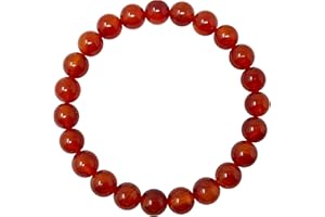 cotigo Bracciale in pietra naturale – Bracciale in filo elastico con perle di pietra naturale – varie pietre semi-preziose per donna, uomo yoga regalo