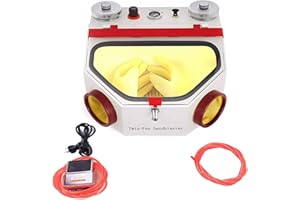 BONEW Doppelstift Feinsandstrahlgerät Dentallabor Sandstrahler