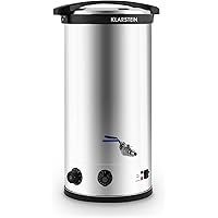 Klarstein Beerfest - Bierbraugerät, Maischekessel, Läuterbottich, doppelwandig, 30 Liter Volumen, 2585 Watt, Timer, 30…