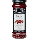 St Dalfour RASPBERRIES Jam 284g 100% Fruit No Added Sugars | 100% fruit No cane sugar, no sweeteners, no dyes, no flavors, no