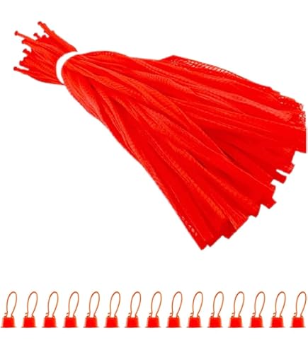 Retine Per Imballaggio Frutta | 100 Pezzi | Rete In PE Per Uova, Frutta E Piccoli Oggetti | Riutilizzabile E Traspirante