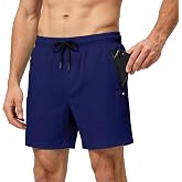 Adiwo Men's Quick Dry Swimming Trunks Swimming Shorts Beach Shorts Suit with Mesh Lining and Drawstring for Holidays, Sports
