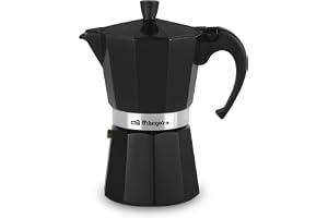 Orbegozo KFN 610 – italiensk kaffekokare i aluminium, kapacitet: 6 koppar, ergonomiskt handtag, säkerhetsventil, avtagbart fi
