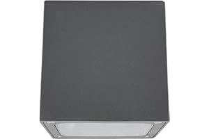 ‎LUCANDE Lucande LED Deckenleuchten 'Tanea' (spritzwassergeschützt (Modern) in Alu aus Aluminium (1 flammig,) - Außenleuchte für Garten, Terasse, Balkon & Haus, LED-Deckenleuchte