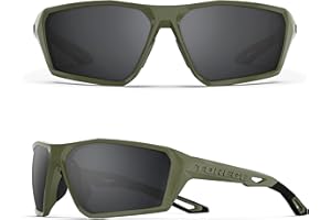 TOREGE Occhiali da sole sportivi polarizzati per Uomo Donna Donna Tiro Ciclismo Corsa Golf Occhiali da sole da pesca Lenti durevoli