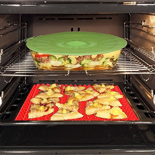 PKDREAMER Pyramidenform Antihaft- Silikon Backmatte, Antihaftend Hitzebeständig, für Pizza, Teig, Fondant, Backen, Küche - 5