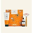 The Body Shop Glow & Peace Vitamin C Skincare Gift, Face Polish, Skin Glow Serum