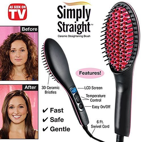 nova hair straightener comb