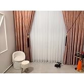 Nivemeshome Mızraklı Fır0914 Ar03102 1/3 Sık Pileli Beyaz T&uuml;l Perde 300 X 260