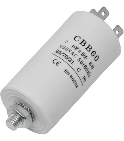 Condensateur 7µF Pour Sèche-linge CANDY, HAIER, INDESIT, WHIRPOOL