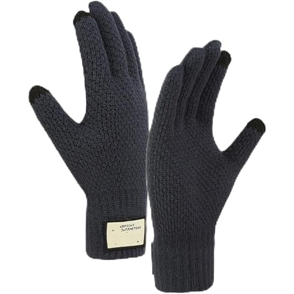 Gants Touchscreen Hiver Chauffants - Cachemire Magique, Doublure Polaire, Conduite Velo Travail