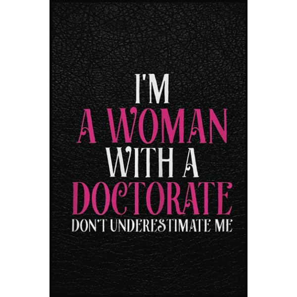 Make-up-Tasche Mit PHD Aufdruck – Geschenk Für Doktoranden, Wasserdicht, 23x17 Cm