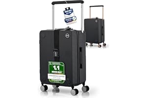 EXPLOORE Handgepäck Koffer Trolley-Leicht,klein,Koffer Handgepäck Trolley mit 4 Rädern,Carry on Luggage mit TSA-Schloss,BusinessTrolley,
