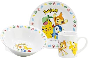 Keramik sjöjungfruset (PLATO, kruka, mugg) i presentförpackning 3 st Pokemon glad kul