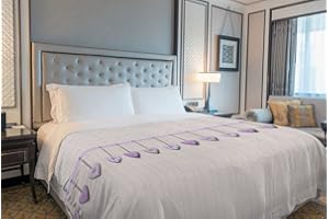 Il Gruppone Passione Casa Copriletto Estivo Made in Italy 100% Cotone Coperta Leggera Piquet Singolo Matrimoniale Piazza e Mezza - Cuori Lilla - 2 Piazze