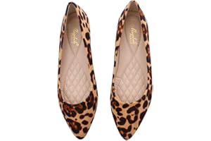 Holibanna Della Stampa del Leopardo Scarpe Piane di Balletto delle Donne Classiche A Punta Tacco Basso Muli Confortevole Scarpe da Festa di Nozze