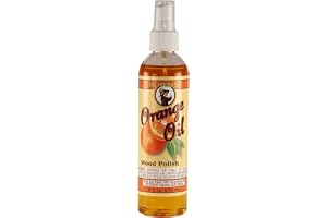 Howard Orange oljetranspolerare, möbelrengörare och balsam, återställer naturlig glans till skåp, bord och antikviteter, citrusdoft, 236 ml