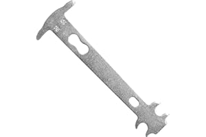 Suchoow 1Pcs Bicycle Chain Measuring Gauge, Road Bike Chain Test Caliper, Stainless Steel Bike Chain Wear Indicator, Bike Chain Checker Tool, Chain Wear Gauge for Checking Mountain Bike