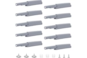 TOPCZY 10 Stück Push to open türöffner, Entriegelungsriegel, Push Open Magnet Tip, push to open türöffner extra stark to Open Magnet Druckschnäpper für Schranktüren, Bücherschränken, Schubladenv