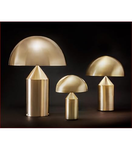 Oluce Atollo 238 OR table lamp 2x40W E14 gold