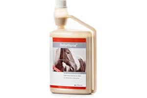 ALFAVET Dolor Horse 1 x 1000 ml - Alimento complementario para caballos con corteza de sauce y Boswellia - analgésico vegetal